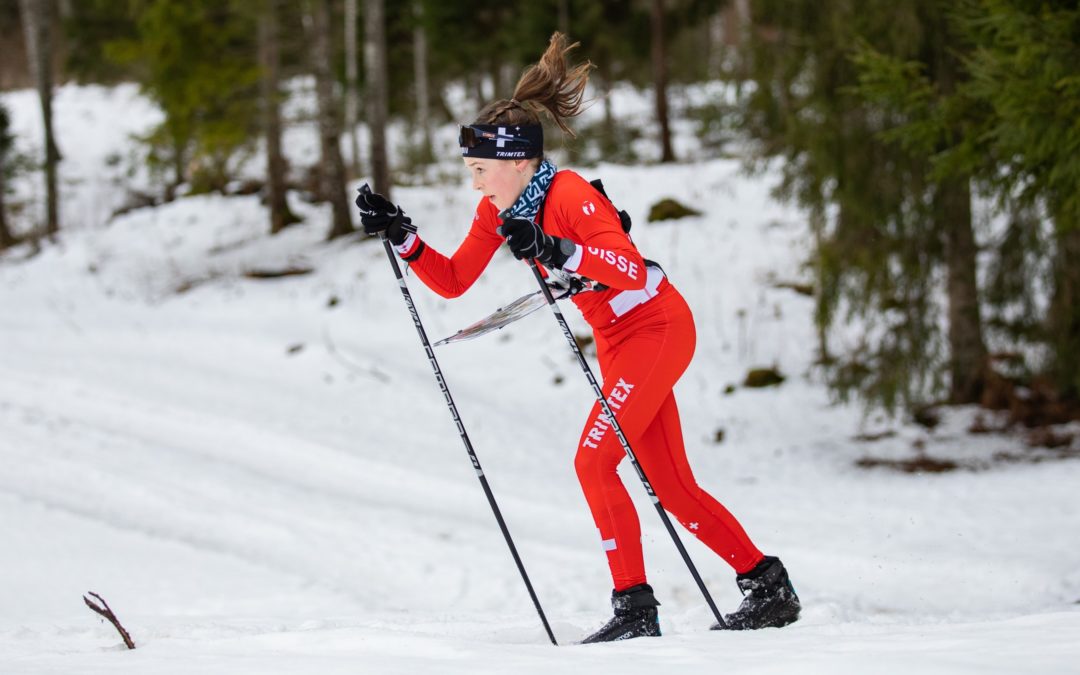 Article sur Justine et le ski-O par ArcInfo